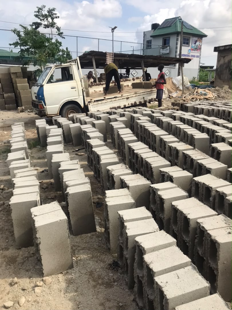 Delivery truck loading